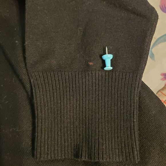 Colour Works Snap Front Sweater Medium Embellished Snaps Vintage - Picture 11 of 11